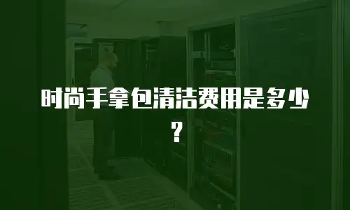 时尚手拿包清洁费用是多少？
