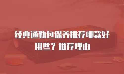 经典通勤包保养推荐哪款好用些？推荐理由