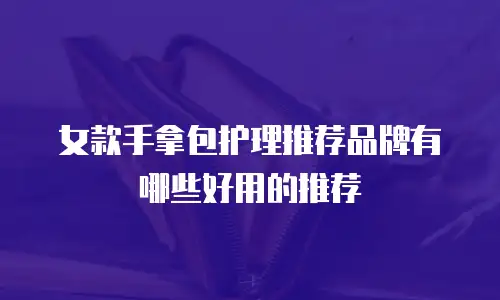 女款手拿包护理推荐品牌有哪些好用的推荐