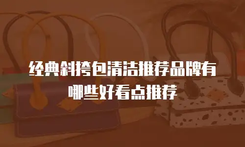 经典斜挎包清洁推荐品牌有哪些好看点推荐