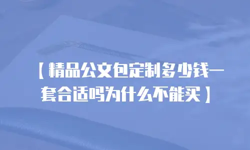 【精品公文包定制多少钱一套合适吗为什么不能买】