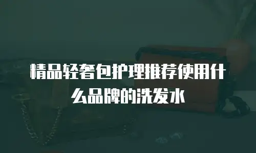 精品轻奢包护理推荐使用什么品牌的洗发水
