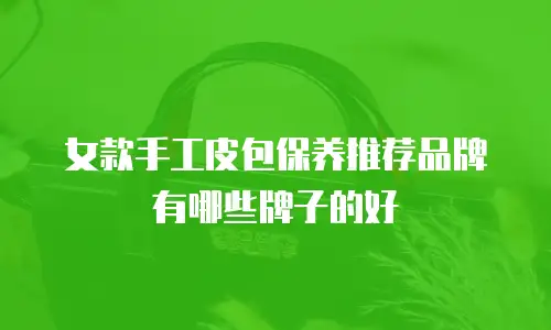 女款手工皮包保养推荐品牌有哪些牌子的好