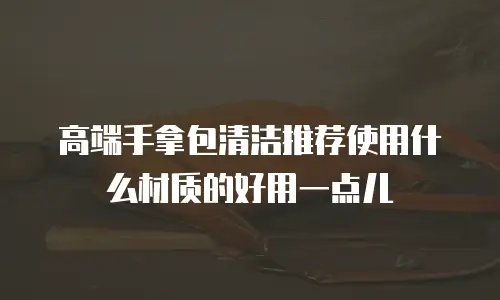高端手拿包清洁推荐使用什么材质的好用一点儿