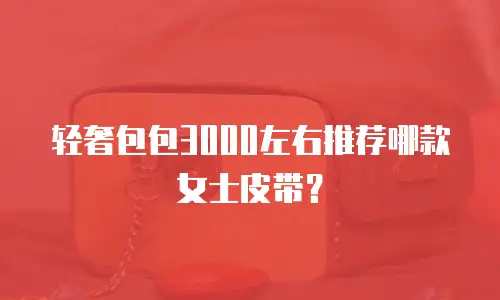 轻奢包包3000左右推荐哪款女士皮带？