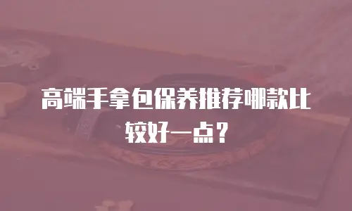 高端手拿包保养推荐哪款比较好一点？