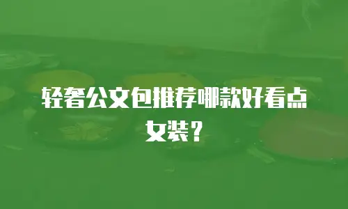 轻奢公文包推荐哪款好看点女装？