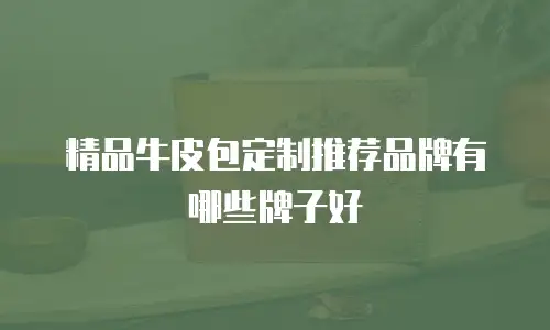 精品牛皮包定制推荐品牌有哪些牌子好