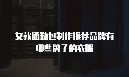 女款通勤包制作推荐品牌有哪些牌子的衣服