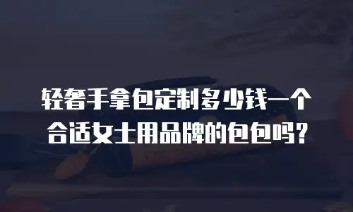 轻奢手拿包定制多少钱一个合适女士用品牌的包包吗？
