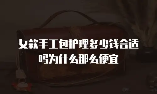 女款手工包护理多少钱合适吗为什么那么便宜