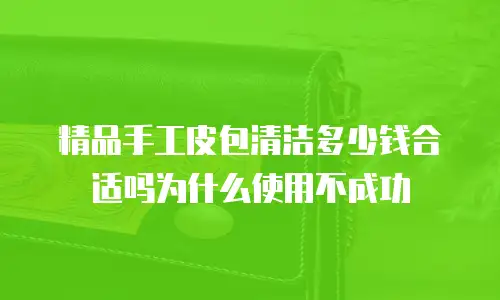 精品手工皮包清洁多少钱合适吗为什么使用不成功
