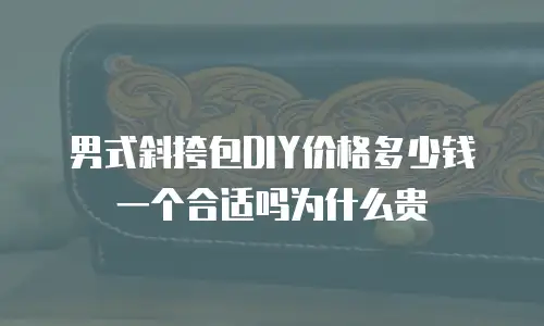 男式斜挎包DIY价格多少钱一个合适吗为什么贵