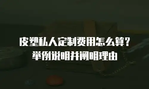 皮塑私人定制费用怎么算？举例说明并阐明理由