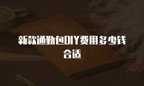 新款通勤包DIY费用多少钱合适