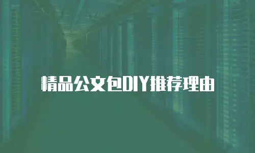 精品公文包DIY推荐理由
