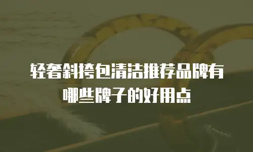 轻奢斜挎包清洁推荐品牌有哪些牌子的好用点