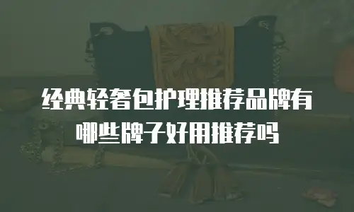 经典轻奢包护理推荐品牌有哪些牌子好用推荐吗