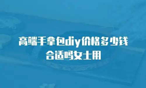 高端手拿包diy价格多少钱合适吗女士用