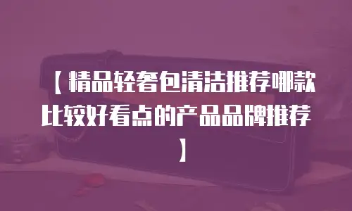 【精品轻奢包清洁推荐哪款比较好看点的产品品牌推荐】