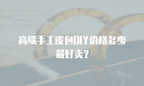 高端手工皮包DIY价格多少最好卖？