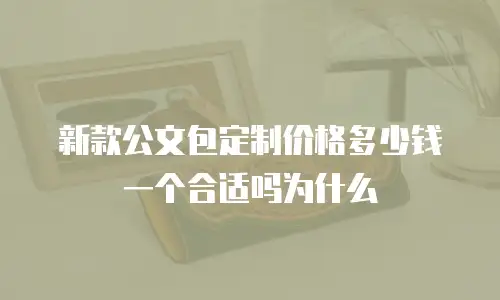 新款公文包定制价格多少钱一个合适吗为什么