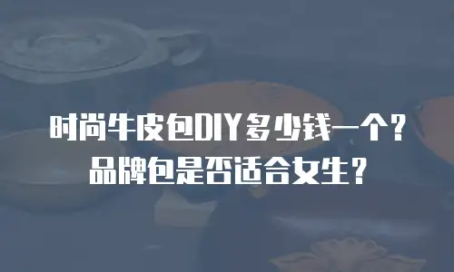 时尚牛皮包DIY多少钱一个？品牌包是否适合女生？