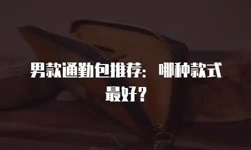 男款通勤包推荐：哪种款式最好？