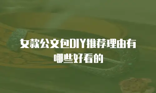 女款公文包DIY推荐理由有哪些好看的