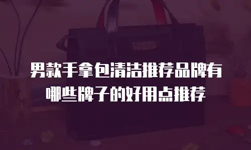 男款手拿包清洁推荐品牌有哪些牌子的好用点推荐