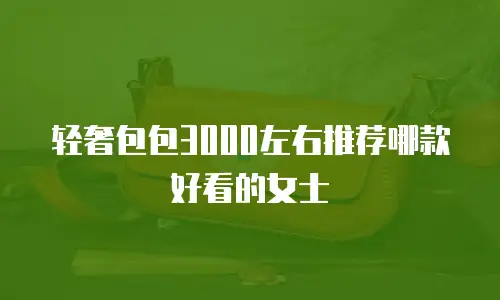轻奢包包3000左右推荐哪款好看的女士