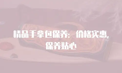 精品手拿包保养：价格实惠，保养贴心