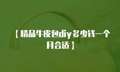 【精品牛皮包diy多少钱一个月合适】