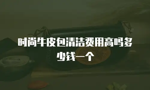 时尚牛皮包清洁费用高吗多少钱一个