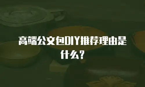 高端公文包DIY推荐理由是什么？