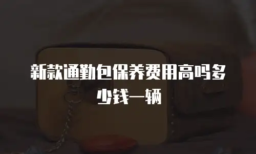 新款通勤包保养费用高吗多少钱一辆