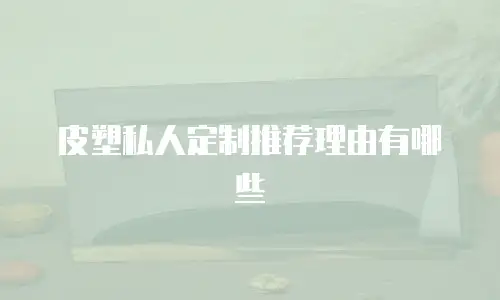 皮塑私人定制推荐理由有哪些