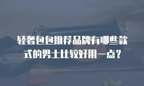 轻奢包包推荐品牌有哪些款式的男士比较好用一点？