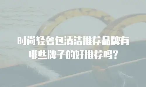 时尚轻奢包清洁推荐品牌有哪些牌子的好推荐吗？