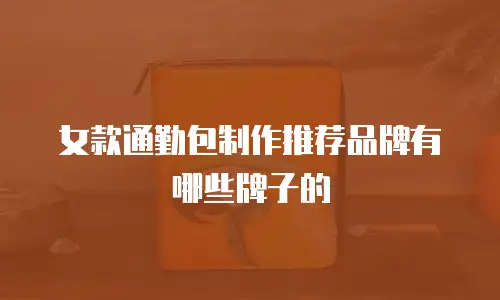 女款通勤包制作推荐品牌有哪些牌子的