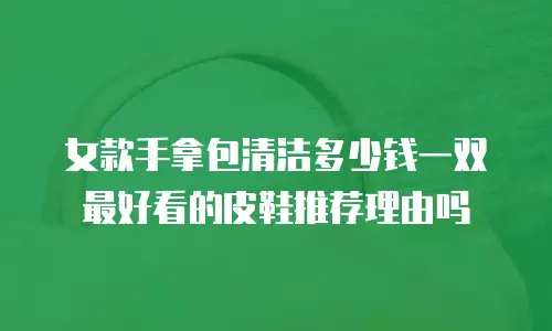 女款手拿包清洁多少钱一双最好看的皮鞋推荐理由吗