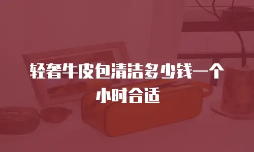 轻奢牛皮包清洁多少钱一个小时合适