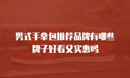男式手拿包推荐品牌有哪些牌子好看又实惠吗