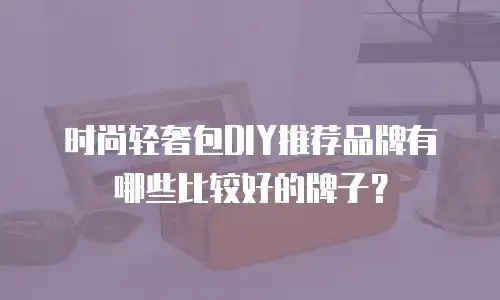 时尚轻奢包DIY推荐品牌有哪些比较好的牌子？