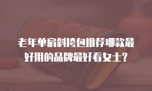 老年单肩斜挎包推荐哪款最好用的品牌最好看女士？
