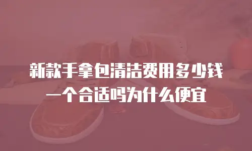 新款手拿包清洁费用多少钱一个合适吗为什么便宜