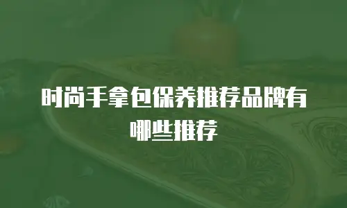 时尚手拿包保养推荐品牌有哪些推荐