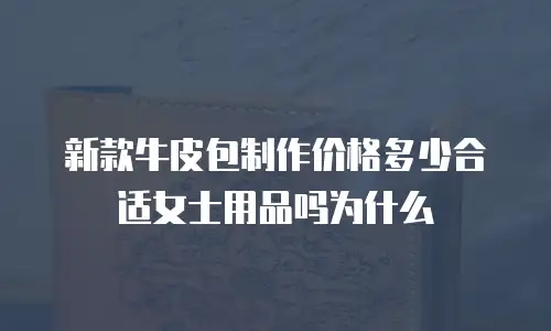 新款牛皮包制作价格多少合适女士用品吗为什么