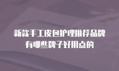 新款手工皮包护理推荐品牌有哪些牌子好用点的