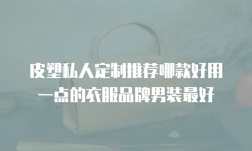 皮塑私人定制推荐哪款好用一点的衣服品牌男装最好